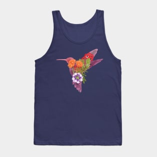 Hummingbird Watercolor Tank Top